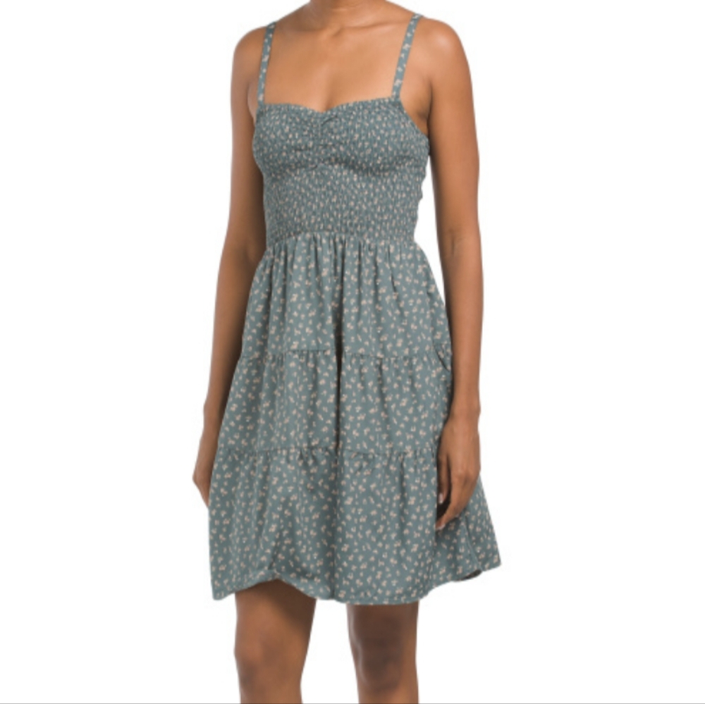 NWOT Madewell Tucker Tie Strap Floral Midi Dress XXS